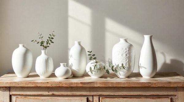 Top 5 vases blancs abordables pour décorer votre espace !