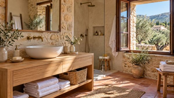 Top inspirations de meubles en bois pour salles de bain naturelles